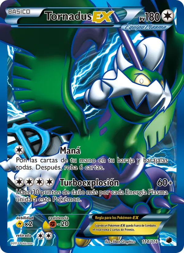 Tornadus-EX #114 — Glaciación Plasma
