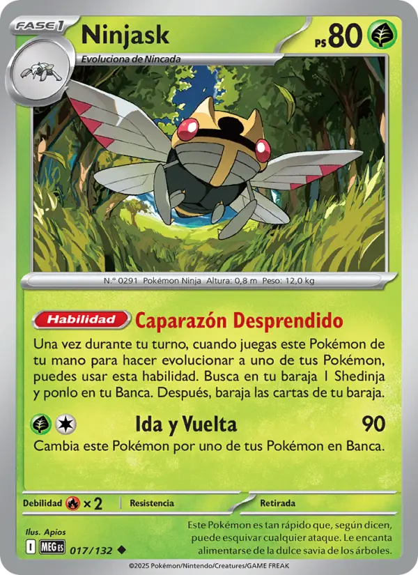Ninjask #017