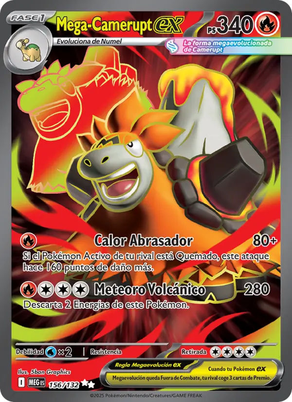 Mega Camerupt ex #156