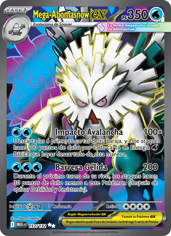 Mega Abomasnow ex #157
