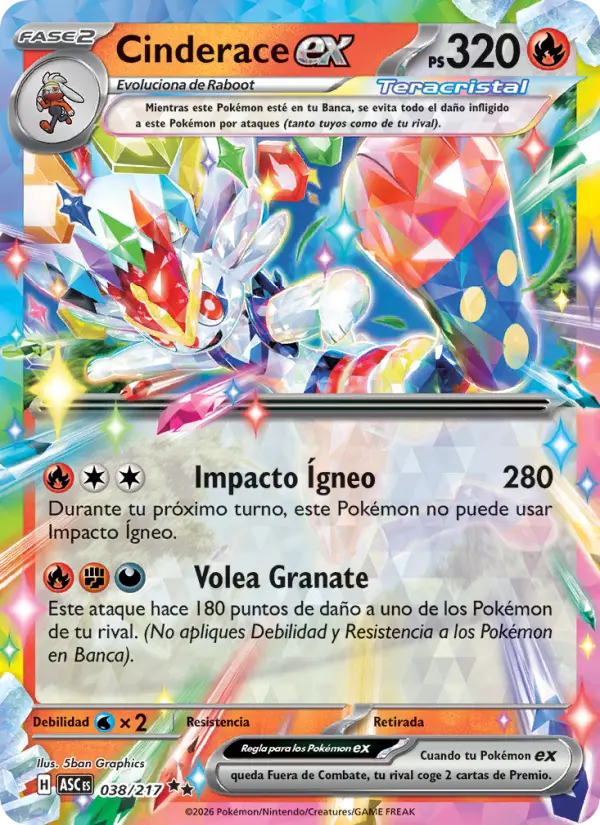 Cinderace ex #038