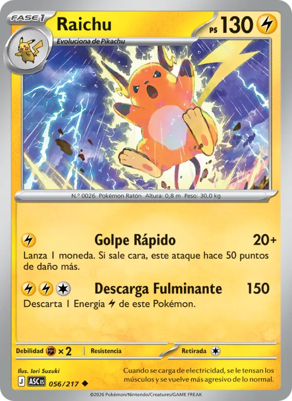 Raichu #056