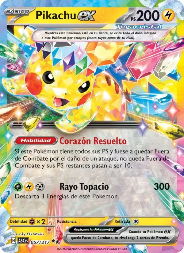 Pikachu ex #057