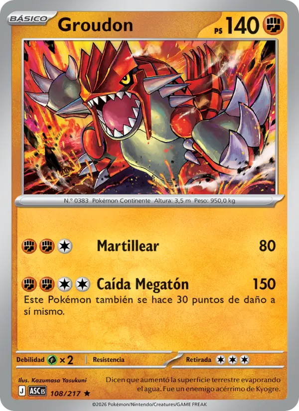 Groudon #108