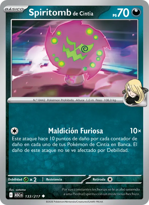Spiritomb de Cintia #133