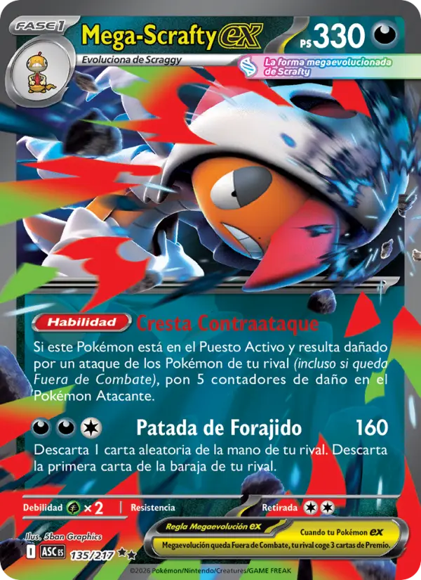 Mega-Scrafty ex #135