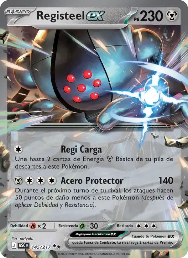 Registeel ex #145 — Héroes Ascendentes