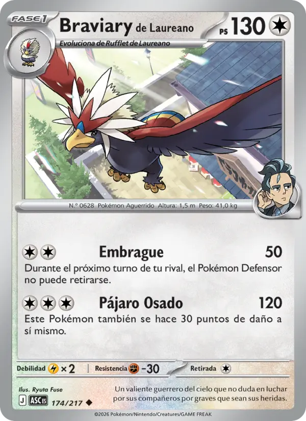 Braviary de Laureano #174 — Héroes Ascendentes