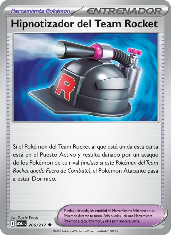 Hipnotizador del Team Rocket #206