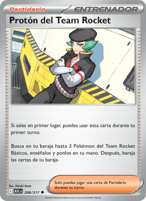 Protón del Team Rocket #208