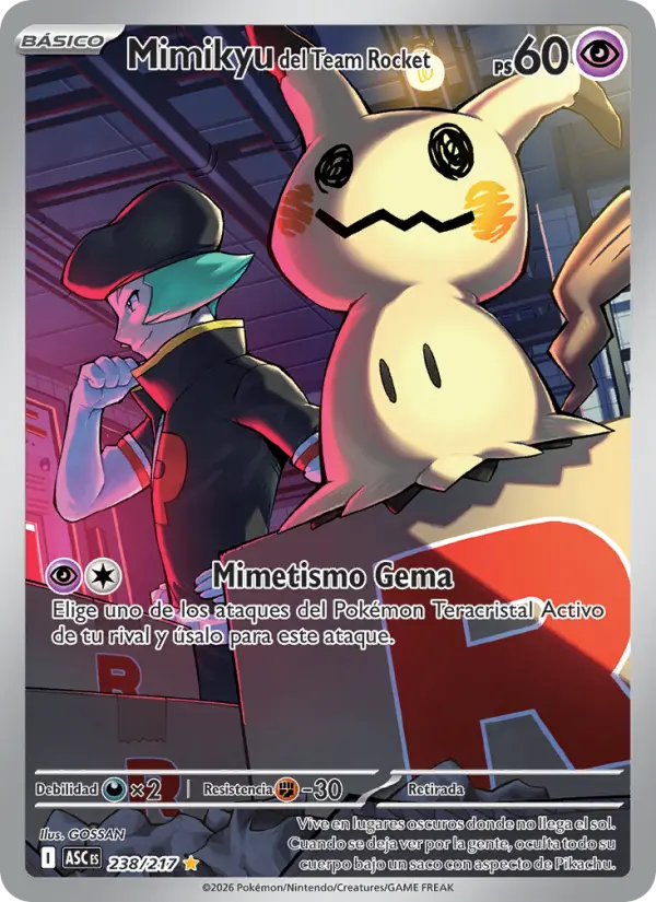 Mimikyu del Team Rocket #238