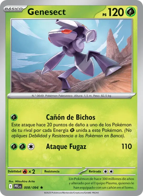 Genesect #008 — Fuegos Fantasmales