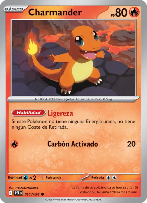 Charmander #011 — Fuegos Fantasmales
