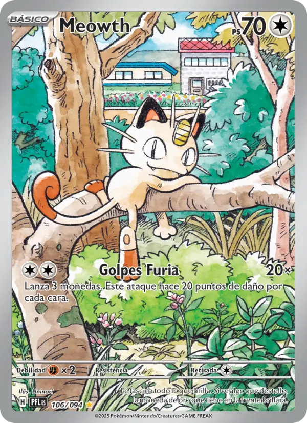 Meowth #106 — Fuegos Fantasmales
