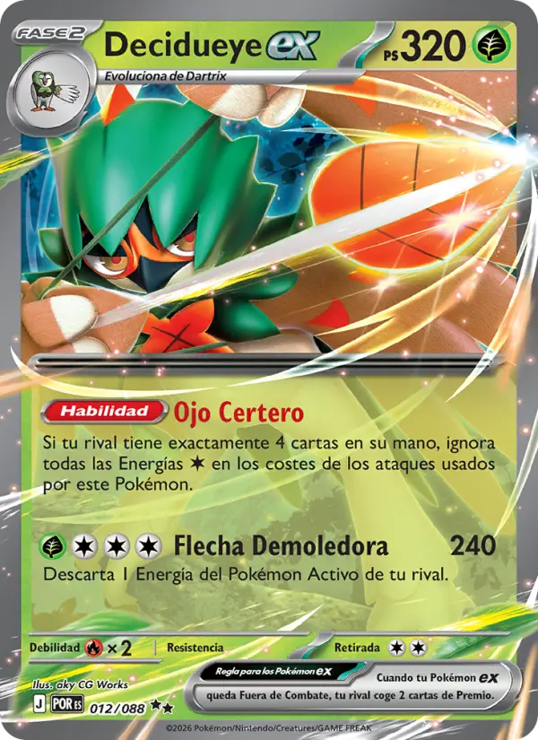 Decidueye ex #012