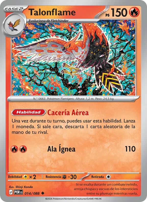 Talonflame #014