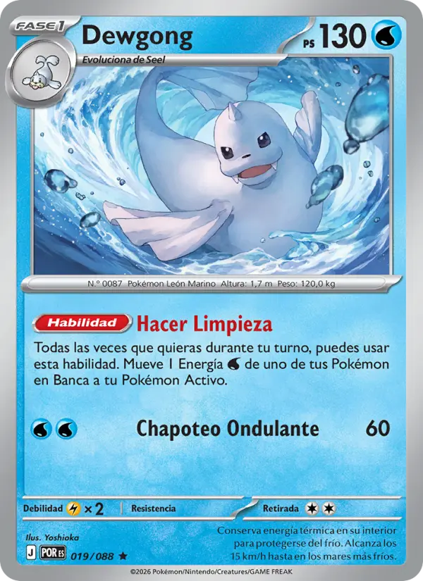 Dewgong #019