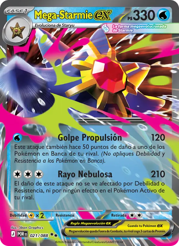 Mega-Starmie ex #021