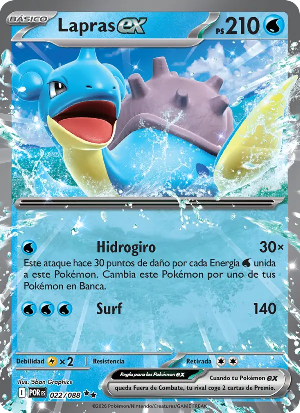 Lapras ex #022