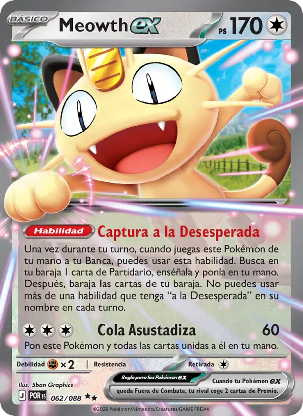 Meowth ex #062