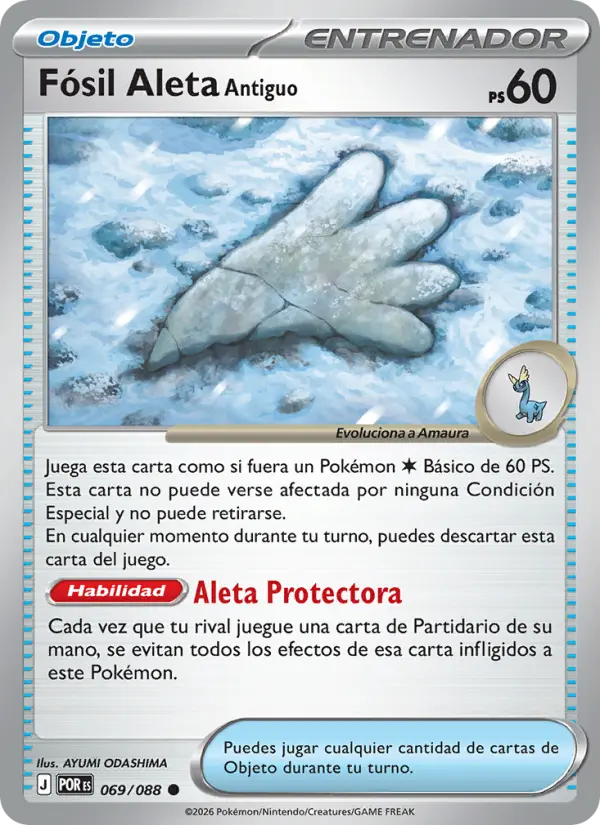 Fósil Aleta Antiguo #069 — Equilibrio Perfecto
