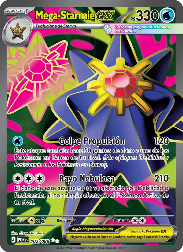 Mega-Starmie ex #102