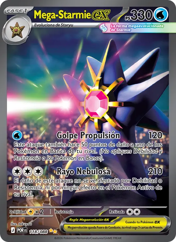 Mega-Starmie ex #118