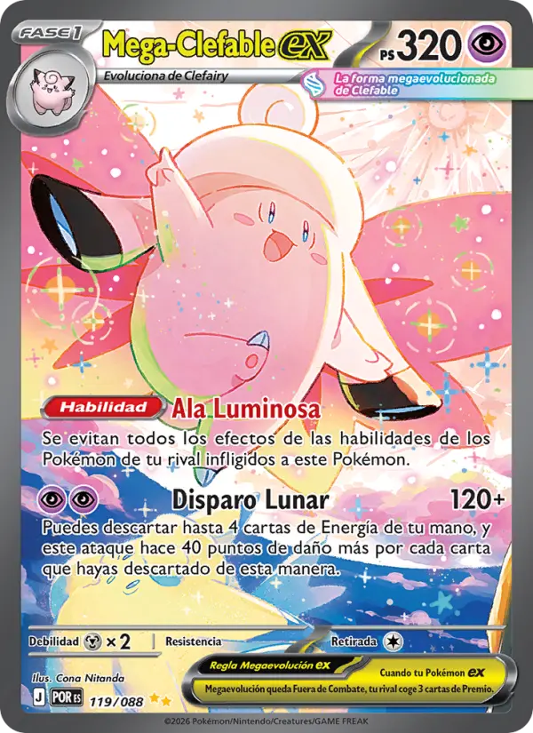 Mega Clefable ex #119