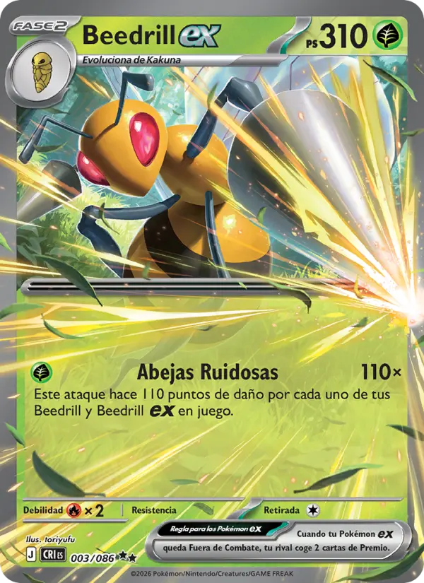Beedrill EX #003