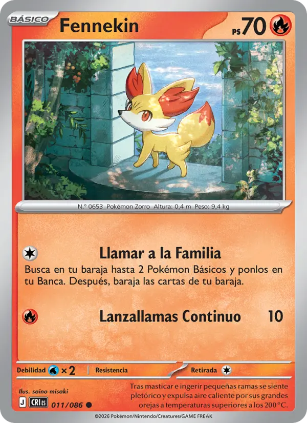 Fennekin #011