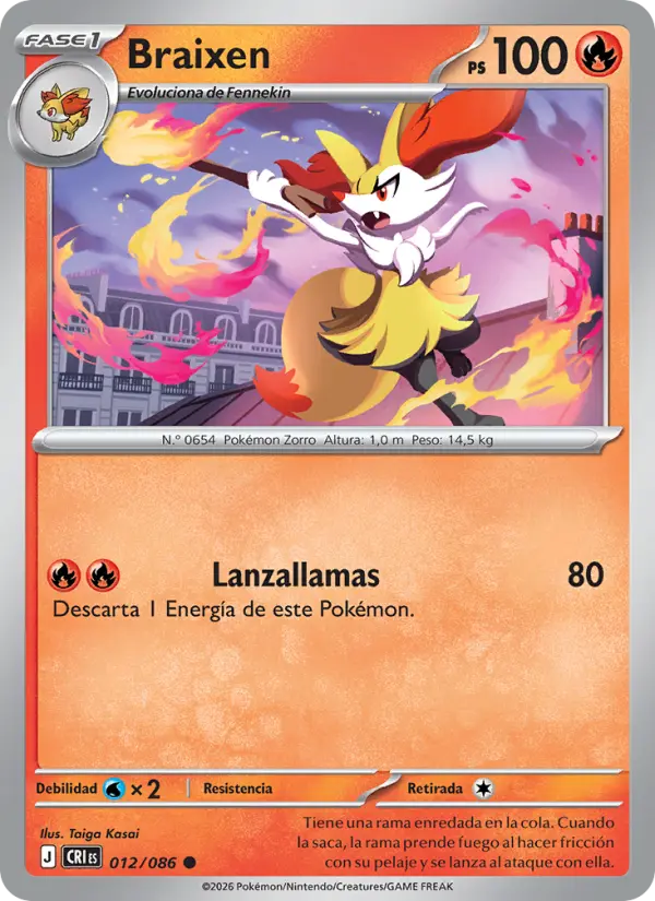 Braixen #012