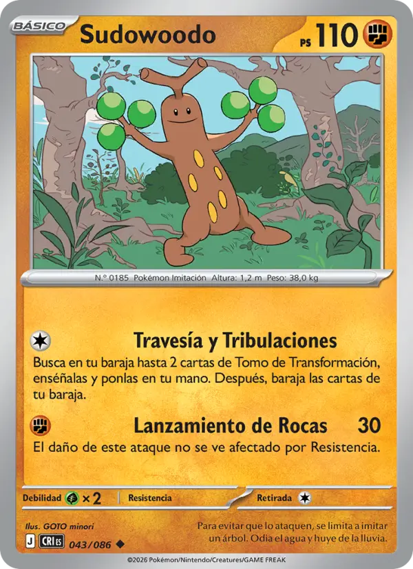 Sudowoodo #043