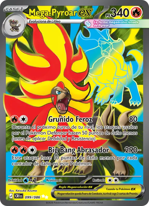 Mega-Pyroar ex #099