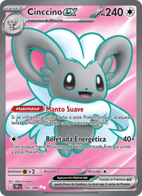 Cinccino ex #105