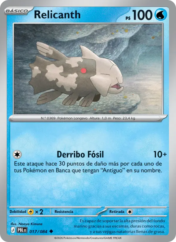 Relicanth #017