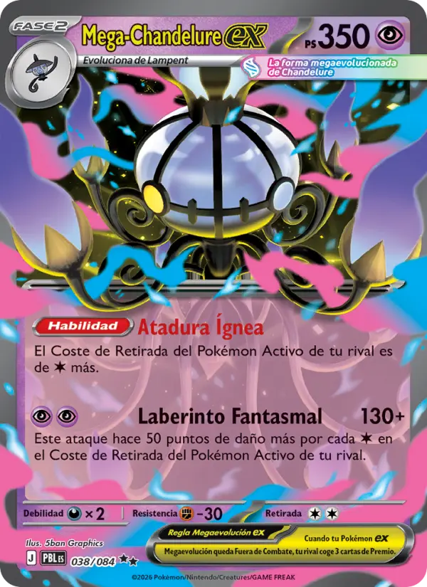 Mega-Chandelure ex #038