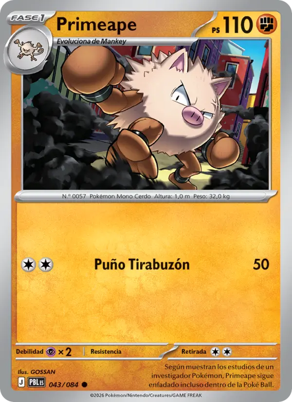 Primeape #043