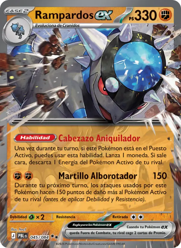 Rampardos ex #045