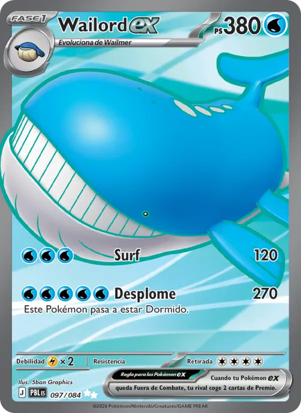 Wailord ex #097