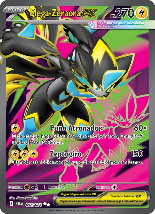 Mega-Zeraora ex #098