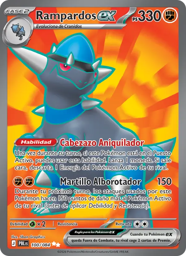 Rampardos ex #100
