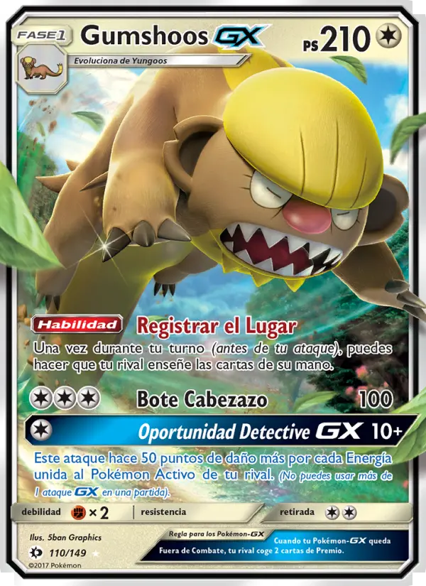 Gumshoos GX #110 — Sol y Luna