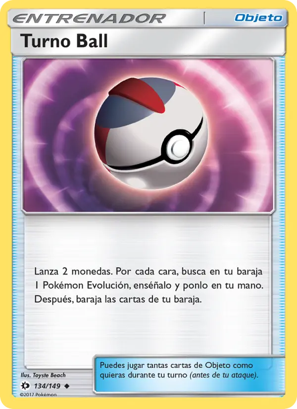 Turno Ball #134 — Sol y Luna (Reverse Holo)