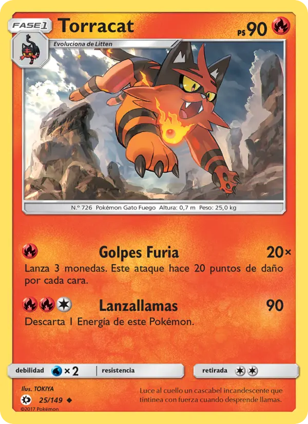 Torracat #25 — Sol y Luna (Reverse Holo)