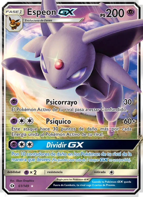 Espeon GX #61 — Sol y Luna