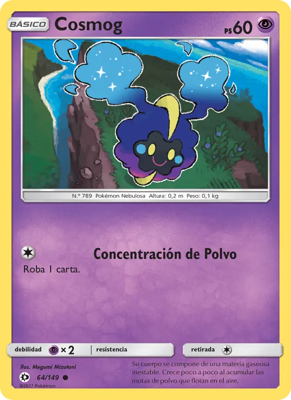 Cosmog #64 — Sol y Luna (Reverse Holo)