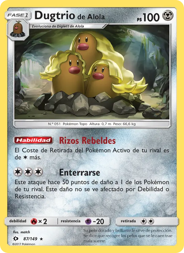 Dugtrio de Alola #87