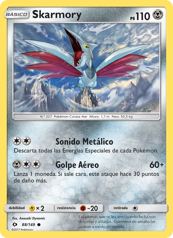 Skarmory #88 — Sol y Luna