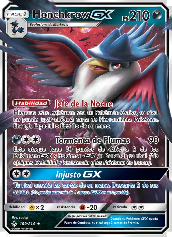 Honchkrow GX #109
