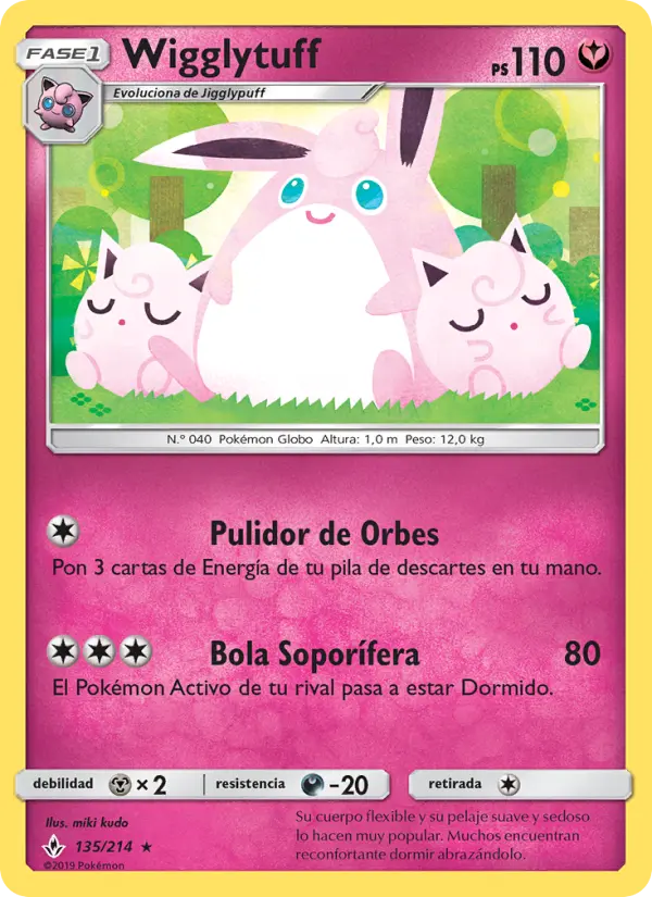 Wigglytuff #135 — Vínculos Indestructibles